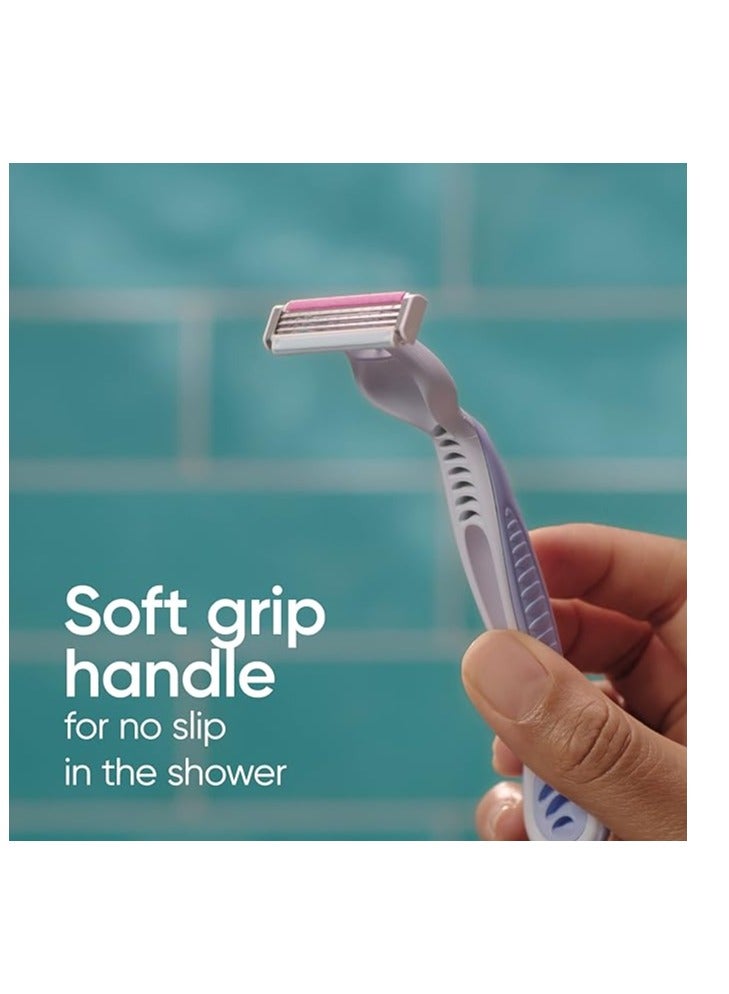 Gillette Simply Venus 3 Plus Disposable Razor 3 Pieces - Image 2