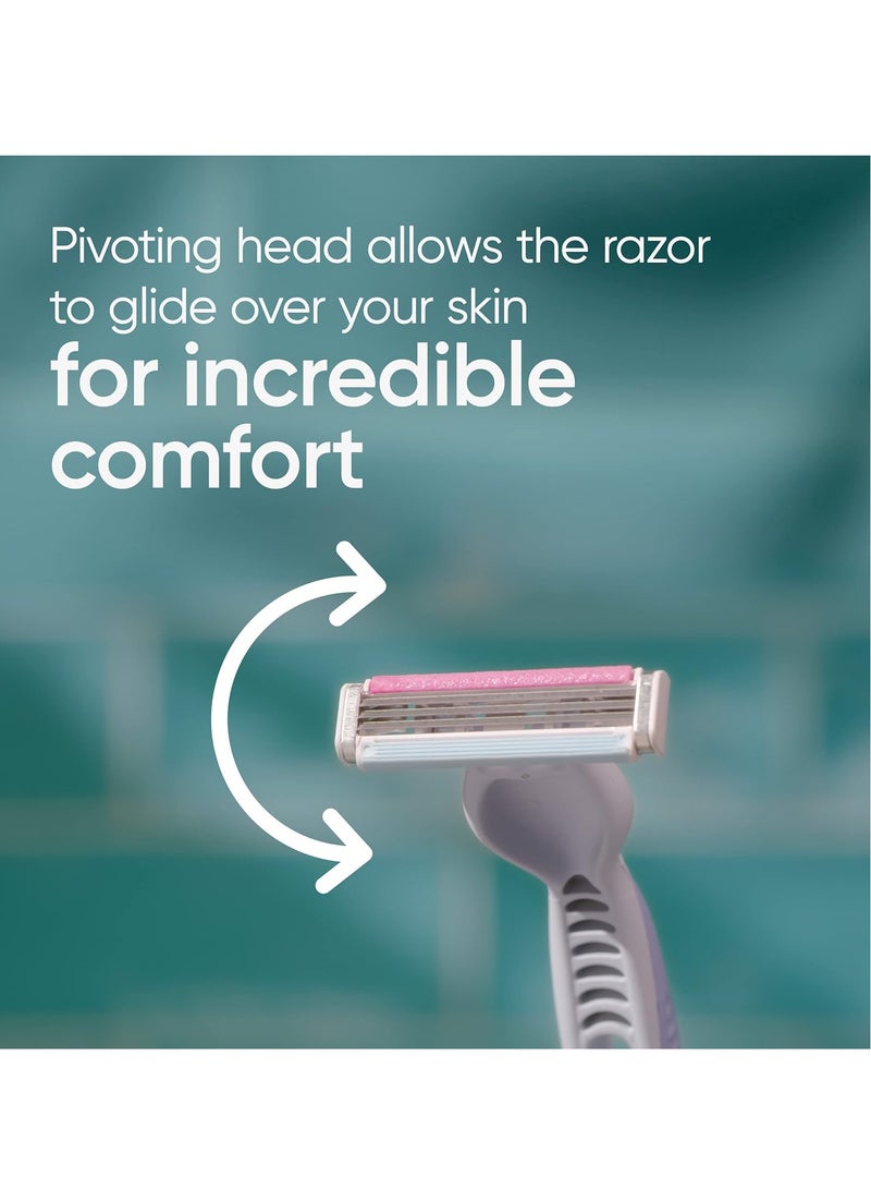 Gillette Simply Venus 3 Plus Disposable Razor 3 Pieces - Image 4