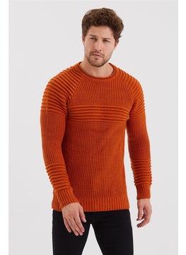 Cool Tarz Cool Style Men's Tile Ribbed Knitwear SWEATER-TRZCM28888R300S  - Image 4