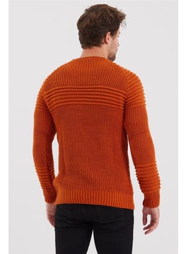 Cool Tarz Cool Style Men's Tile Ribbed Knitwear SWEATER-TRZCM28888R300S  - Image 3