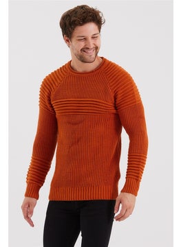 Cool Tarz Cool Style Men's Tile Ribbed Knitwear SWEATER-TRZCM28888R300S  - Image 5