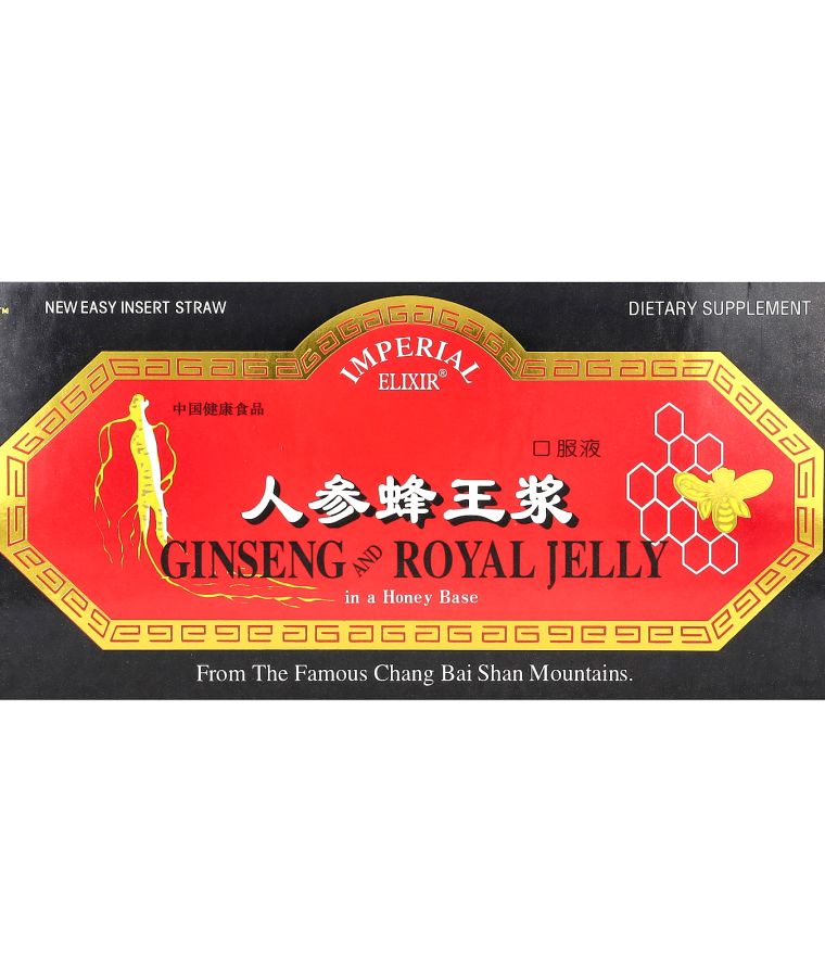Ginseng & Royal Jelly 10 Bottles 0.34 fl oz (10 ml) Each
