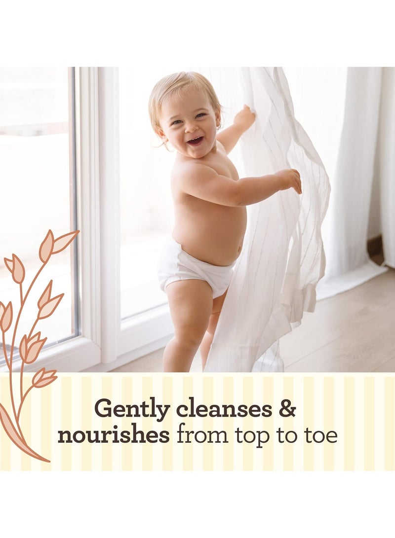 Aveeno Baby, Daily Care Hair & Body Wash, gently cleanses and nourishes from head to toe, gently fragranced, ideal for newborns, 250ml. - Image 2