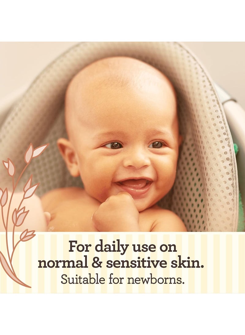 Aveeno Baby, Daily Care Hair & Body Wash, gently cleanses and nourishes from head to toe, gently fragranced, ideal for newborns, 250ml. - Image 4