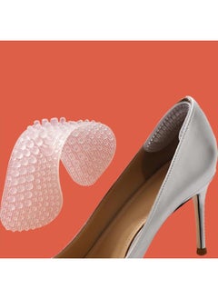 Generic Silicone Heel Stickers Heels Grips for Women Men Self-Adhesive Silicone Heel Cushion Or Loose Shoes,Improved Fit and Comfort for Women,S  - Image 3