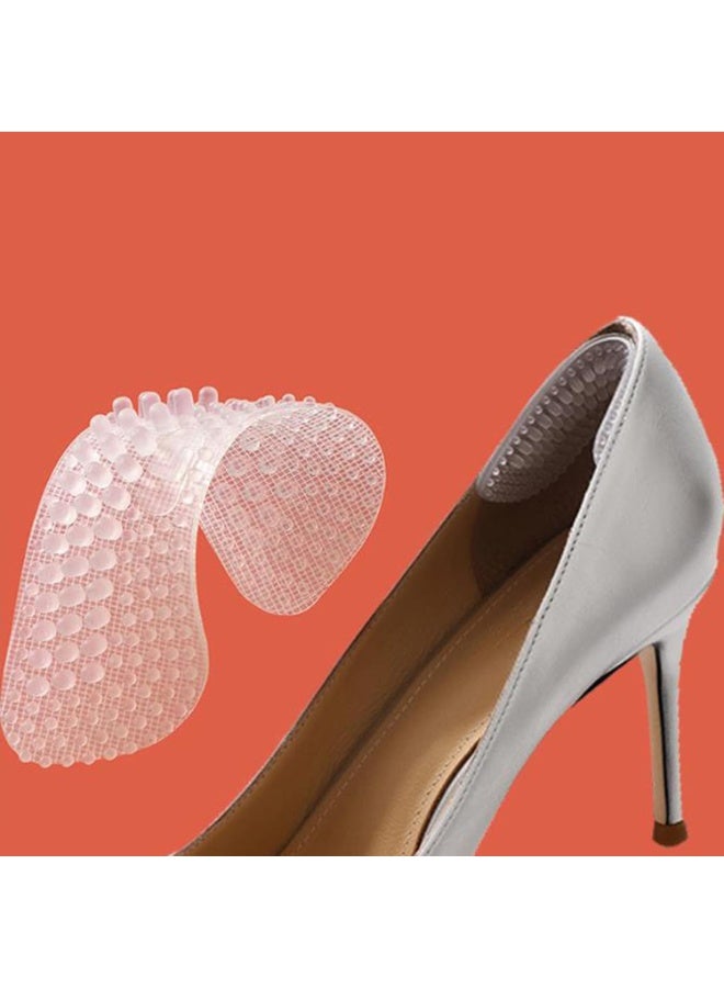 Generic Silicone Heel Stickers Heels Grips for Women Men Self-Adhesive Silicone Heel Cushion Or Loose Shoes,Improved Fit and Comfort for Women,S  - Image 3