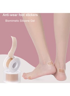 Generic Silicone Heel Stickers Heels Grips for Women Men Self-Adhesive Silicone Heel Cushion Or Loose Shoes,Improved Fit and Comfort for Women,S  - Image 2