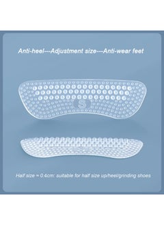Generic Silicone Heel Stickers Heels Grips for Women Men Self-Adhesive Silicone Heel Cushion Or Loose Shoes,Improved Fit and Comfort for Women,S  - Image 4