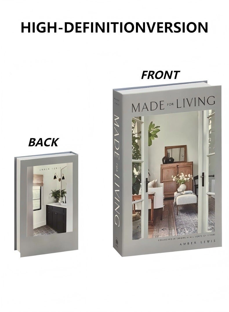 إن إير 6 قطع الحديثة الإنجليزية الحد الأدنى فو كتاب طوي الزخرفية عينة غرفة عرض لفندق مكتبة الديكور - Image 4