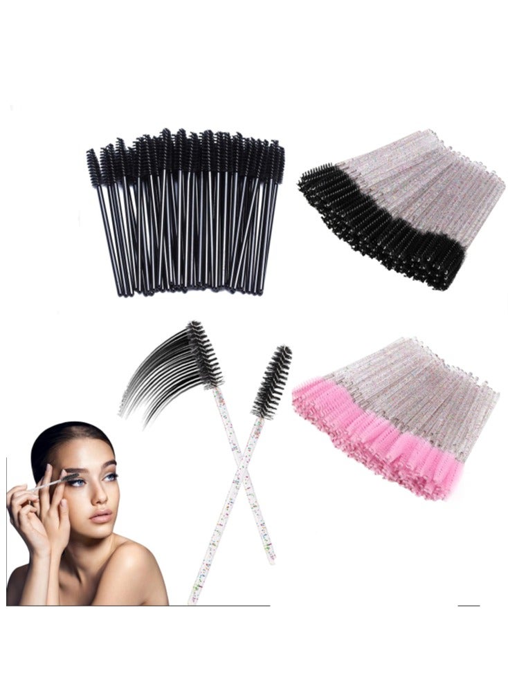 150 Pcs Disposable Eyelash Spoolies Brush Mascara Applicator Lash Wand Lashes Brush Eyebrow Spooly for Extension - Image 1