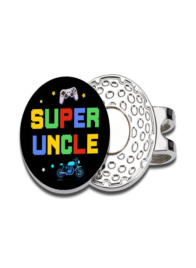 CYKARA Funny Valentines Day Uncle Golf Ball Maker Hat Clip Fathers Day Accessories Gifts for Unc Birthday Gift for Uncle from Niece Nephew Promoted to Funcle Cool Baby Announcement from Sister - Image 1