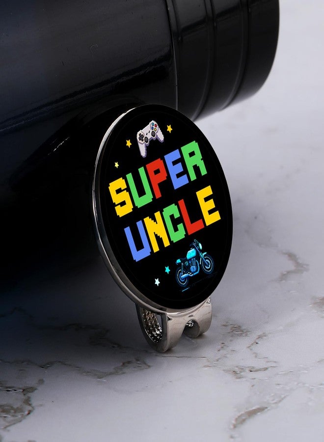 CYKARA Funny Valentines Day Uncle Golf Ball Maker Hat Clip Fathers Day Accessories Gifts for Unc Birthday Gift for Uncle from Niece Nephew Promoted to Funcle Cool Baby Announcement from Sister - Image 5