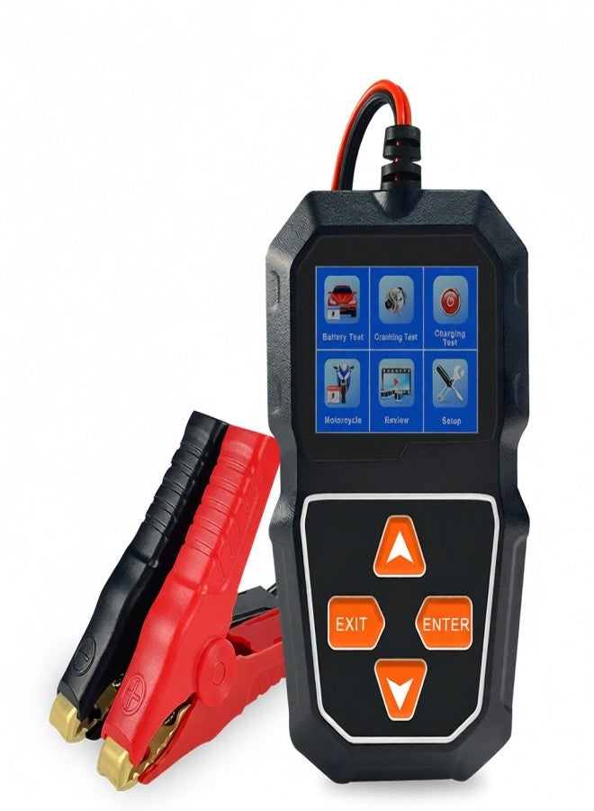 KONNWEI KW218 Car Battery Tester Cranking Test Charging Test for 6V Motorcycle Battery/ 12V Car Battery/ Truck Battery - Image 2