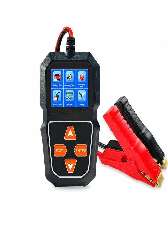 KONNWEI KW218 Car Battery Tester Cranking Test Charging Test for 6V Motorcycle Battery/ 12V Car Battery/ Truck Battery - Image 3