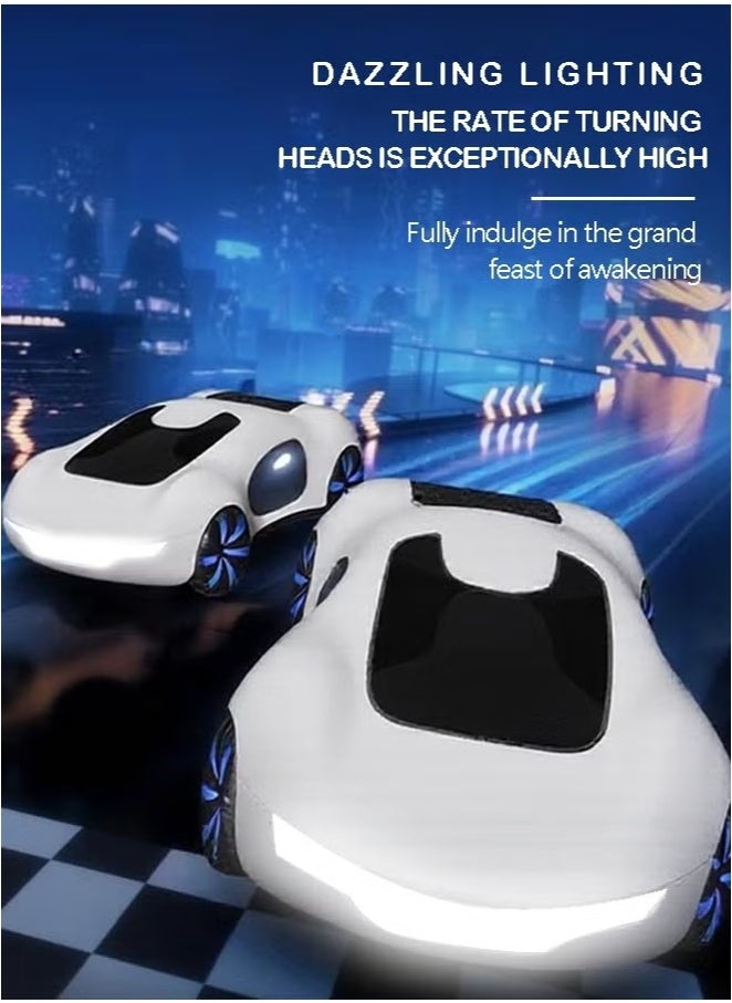 Futuristic Concept Remote Control Car – High-Speed Electric RC Sports Car Toy with LED Light-Up Wheels, Sleek Aerodynamic Design, USB Rechargeable, 360° Drifting Action, Ideal Gift for Kids & Collectors  - Image 4