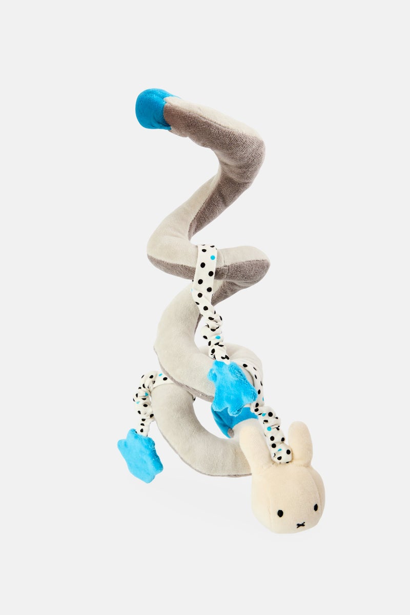 Heunec Miffy Gots Stroller Chain Soft Toy, Grey - Image 2