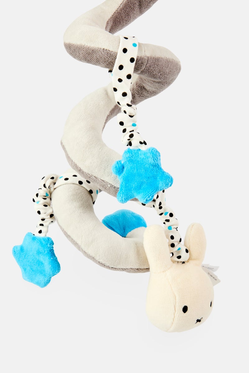 Heunec Miffy Gots Stroller Chain Soft Toy, Grey - Image 3