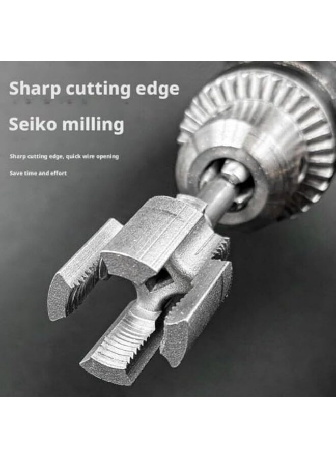 LAMAY 2PCS Pipe Threading Tool Dual-Function Internal and External Thread Cutting Tool for Home Repair - Image 3