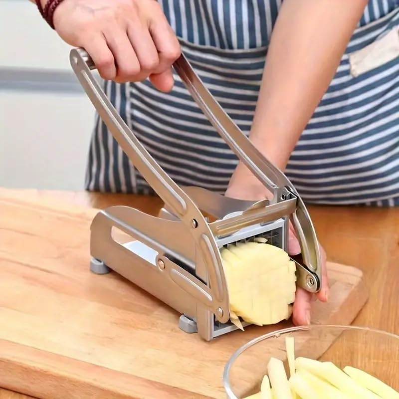 LEKORED LEKORED Stainless Steel Home French Fries Potato Chipser Salad Chipser Strip Cutting Cutter Machine Maker Slicer Chopper Dicer Snacks Finger  - Image 4