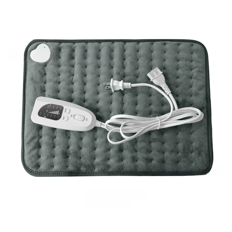 Electric Heating Pad for Therapeutic Warmth 40*30cm dark gray 