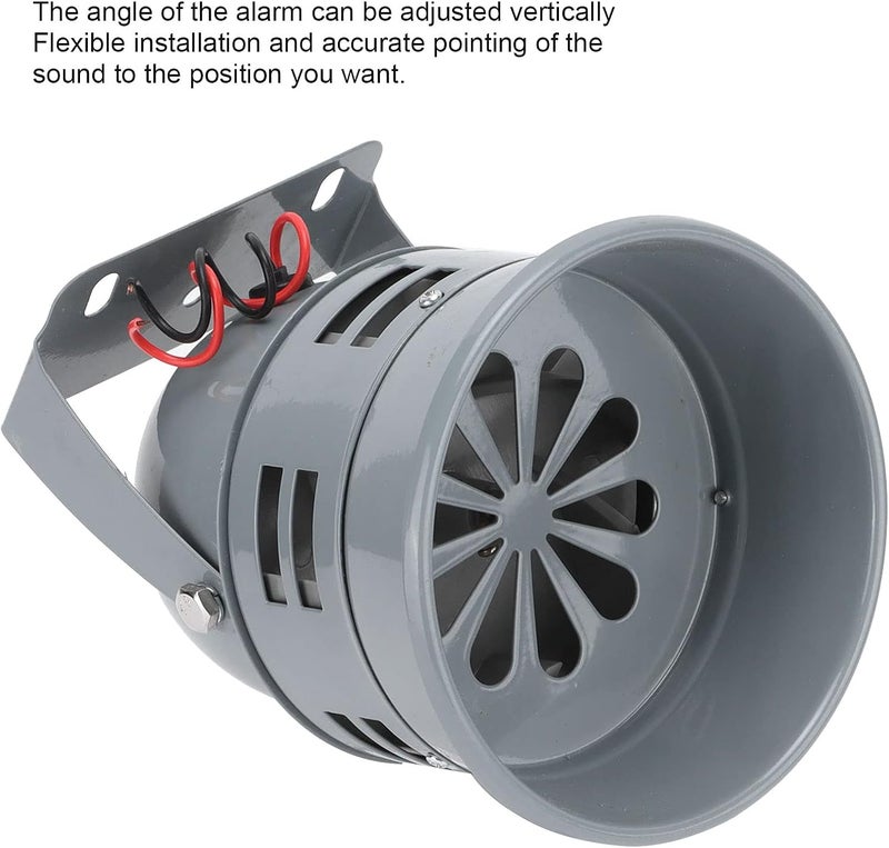 klarako Electric Motor Driven Horn, Electric Motor Alarm/Siren Mini Fireproof Sound System for Construction Sites Substations Factories - Image 4