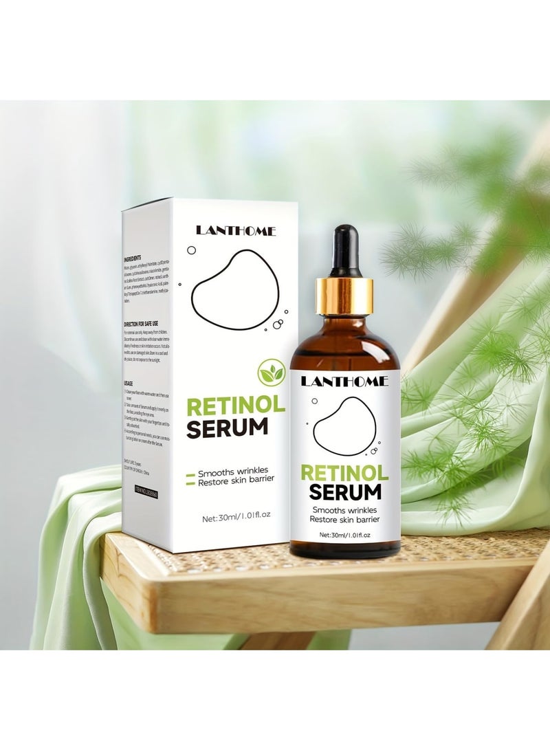 KASTWAVE Retinol Serum for Face, Anti Aging Face Serum, Skin Radiance Treatment Facial Retinol Serum for Spot Removal&Scar Reduction, Acne Treatment&Pore minimizer, for Smooth Skin&Daily Skincare Routine  - Image 1