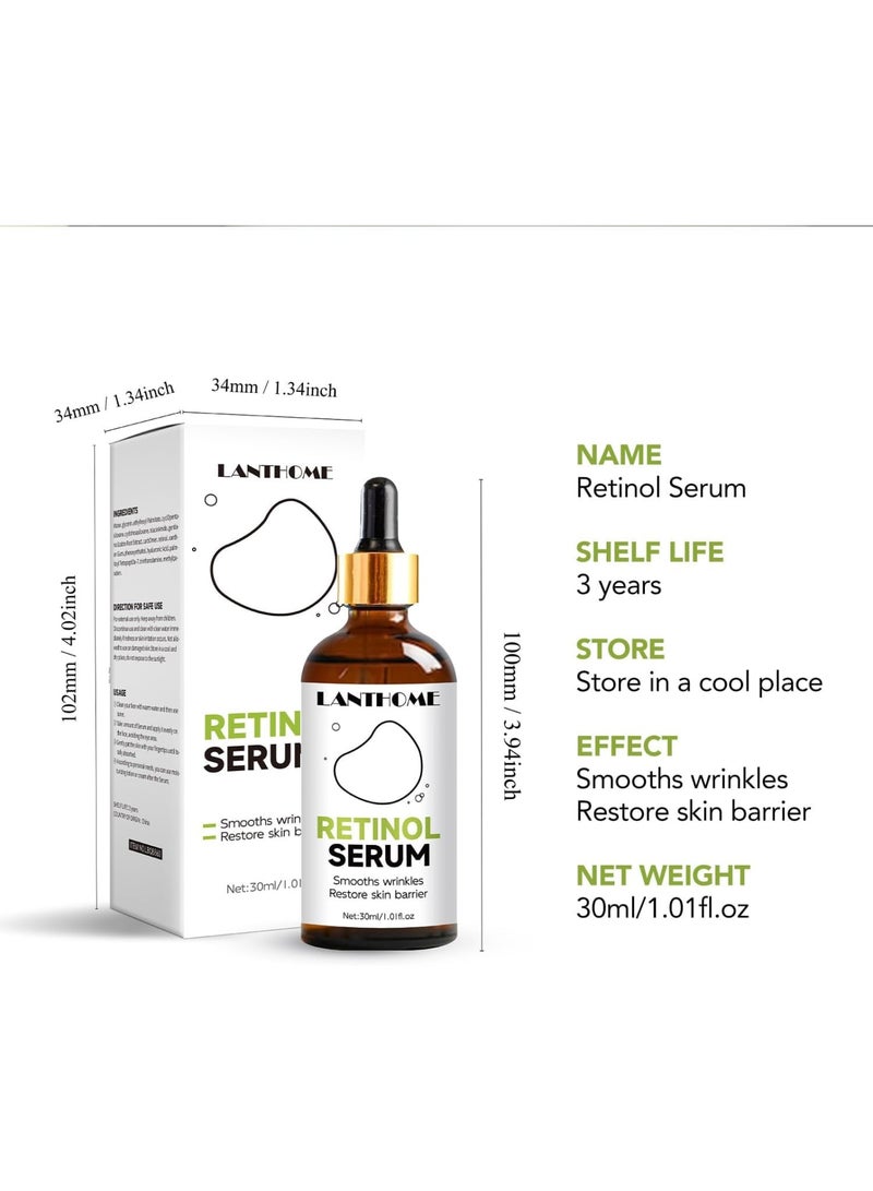 KASTWAVE Retinol Serum for Face, Anti Aging Face Serum, Skin Radiance Treatment Facial Retinol Serum for Spot Removal&Scar Reduction, Acne Treatment&Pore minimizer, for Smooth Skin&Daily Skincare Routine  - Image 4