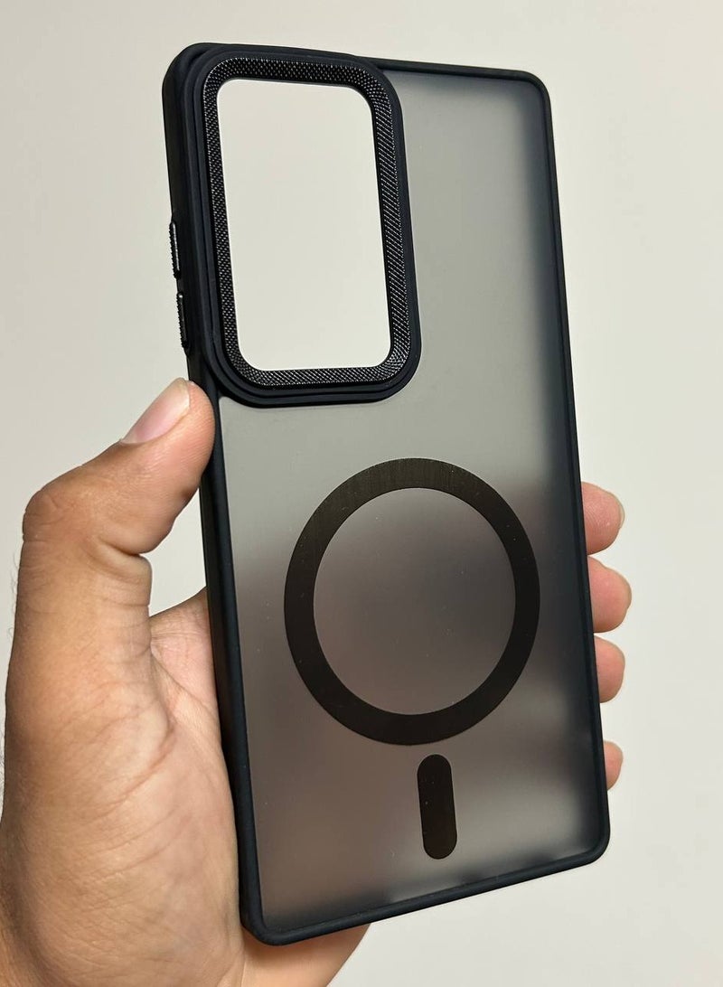 MaxSafe Carbon Fiber Back Cover Compatible with Samsung S24 Ultra - Image 2