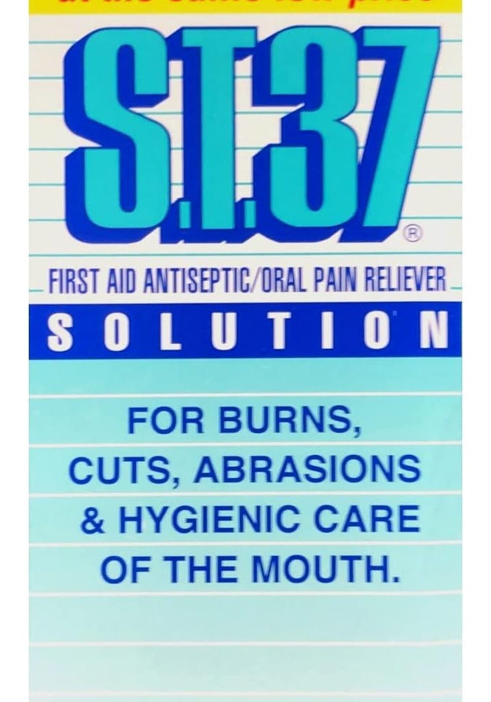 S&T INC. ST 37 Antiseptic Solution - 8 oz Liquid for Burns, Cuts, and Oral Care - Image 1