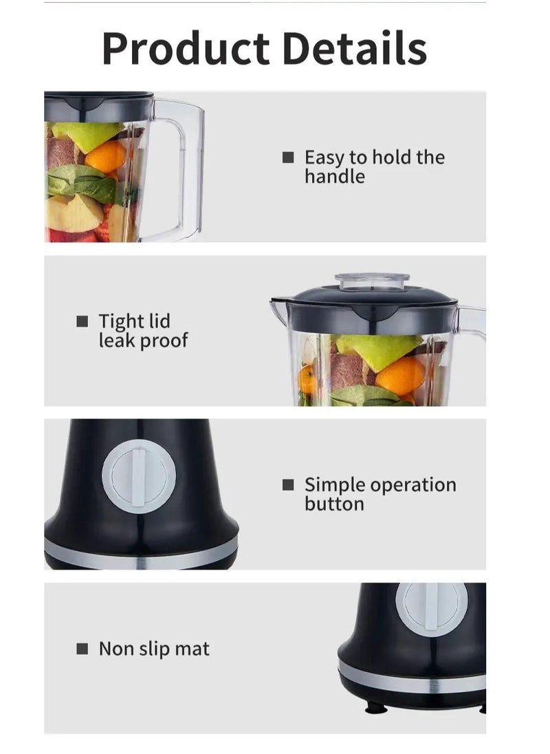 500w Smart Blender Fruit Juicer Food Processor Ice Smoothies Blender Mixer High Power Juice Maker Crusher