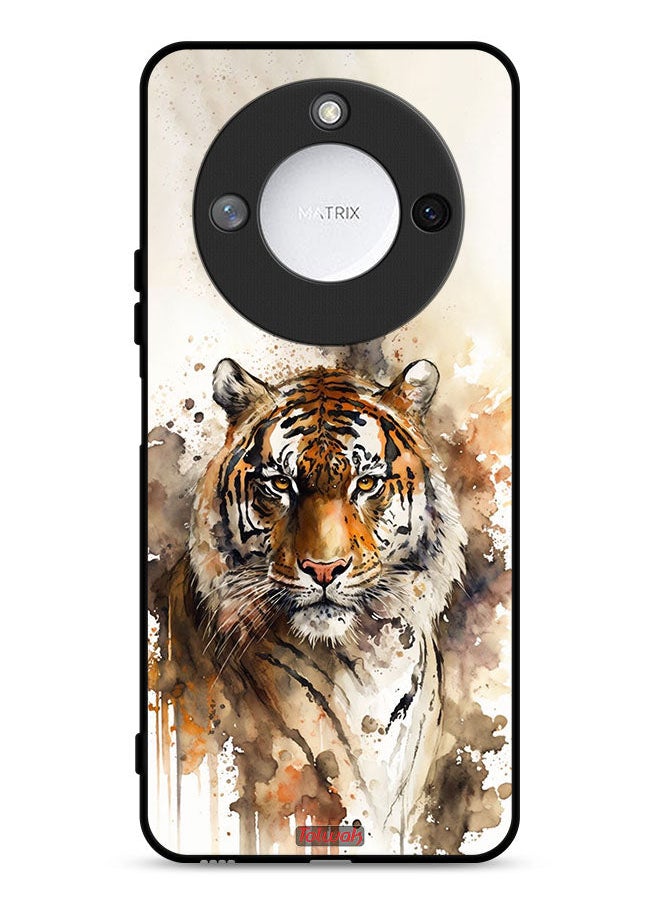 Honor X9c Smart 5G Protective Case Cover Leopard Abstract Art