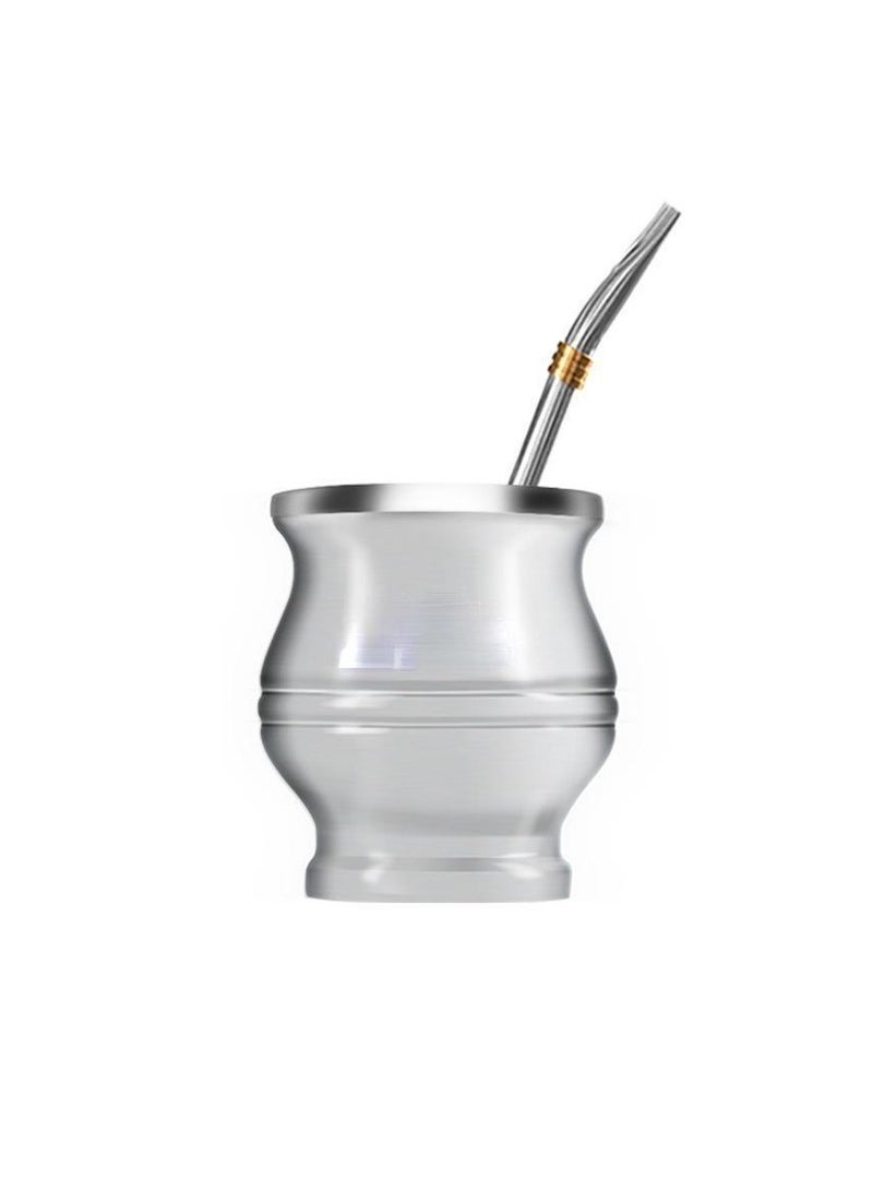 Yerba mate tea cup with straw  - Image 1