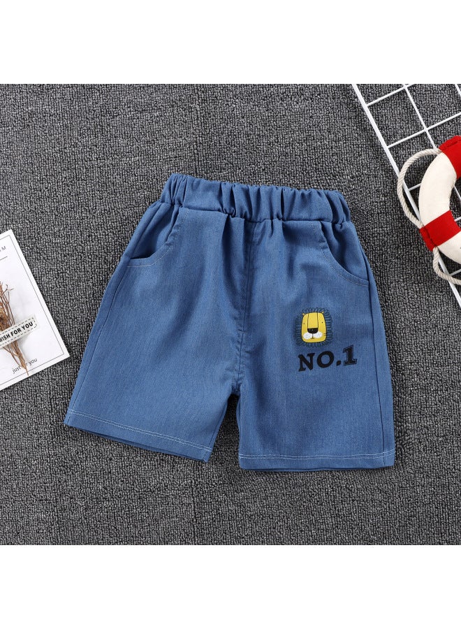 Boys' Denim Shorts Summer Girls' Thin Shorts Children's Casual Korean Style Pants Baby Outerwear Fashion Shorts