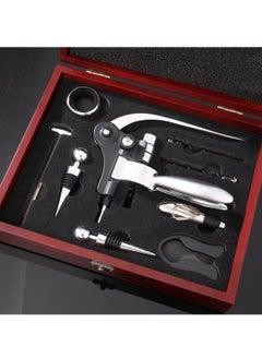 Generic New zinc alloy wine nine-piece silver bronze rabbit head red wine bottle opener set  - Image 3