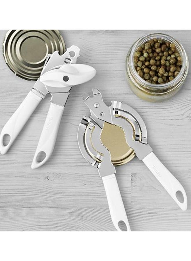 Metaltex Exodus Can Opener , Stainless Steel Manual Tin Opener with Magnetic Forceps, Ergonomic Handle, Durable Kitchen Tool for Easy Can Opening - Image 4