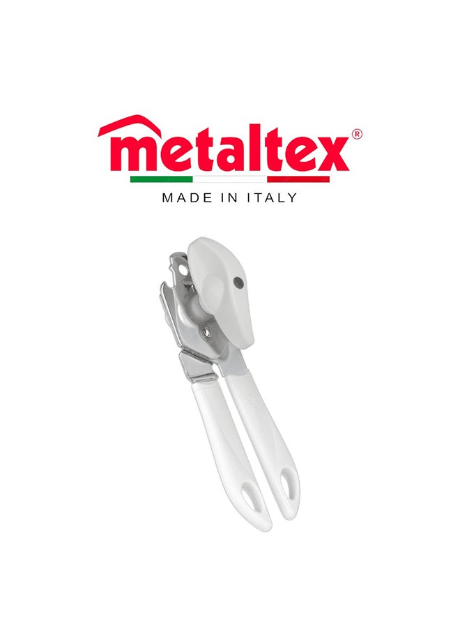 Metaltex Exodus Can Opener , Stainless Steel Manual Tin Opener with Magnetic Forceps, Ergonomic Handle, Durable Kitchen Tool for Easy Can Opening - Image 2