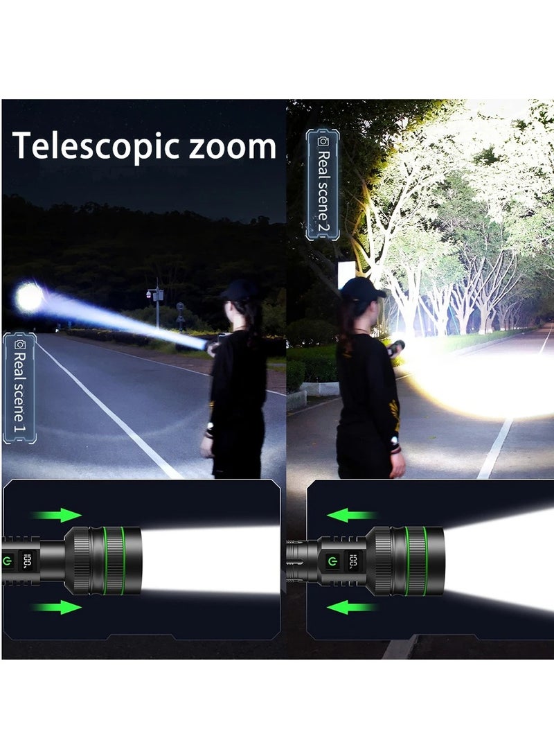 EVEREEN Strong Light Lantern High Power LED Flashlight USB Rechargeable Powerful Tactical Torch Super Long Range Lamp Outdoor Fishing  - Image 4