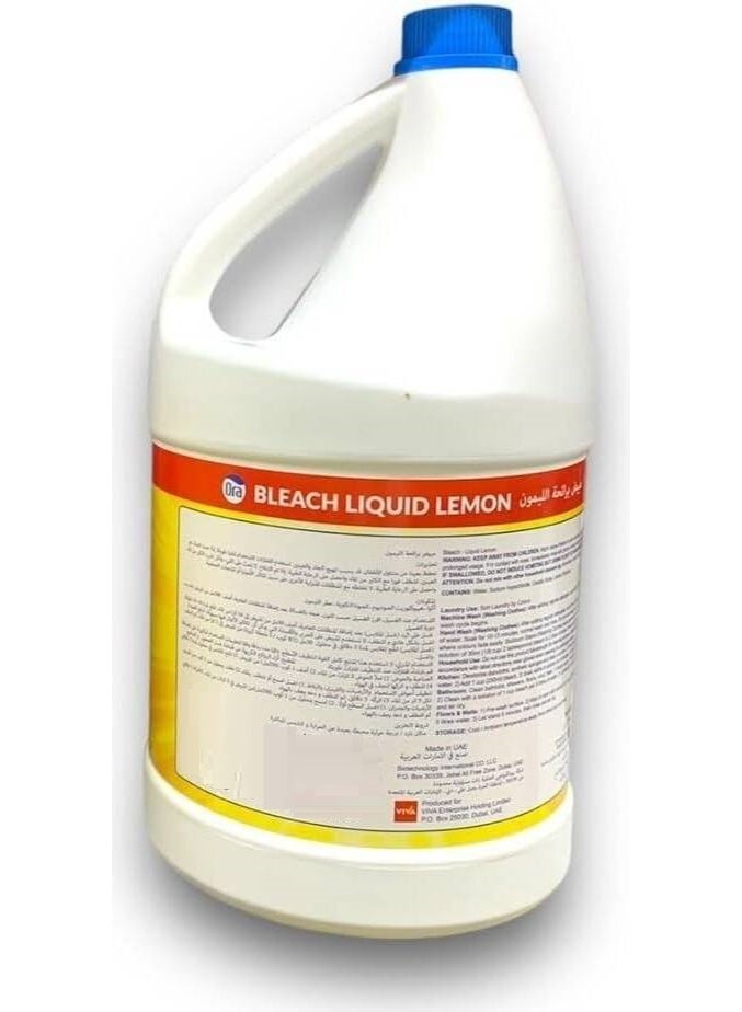 Ora Lemon Liquid Bleach 3.78 L - Image 2