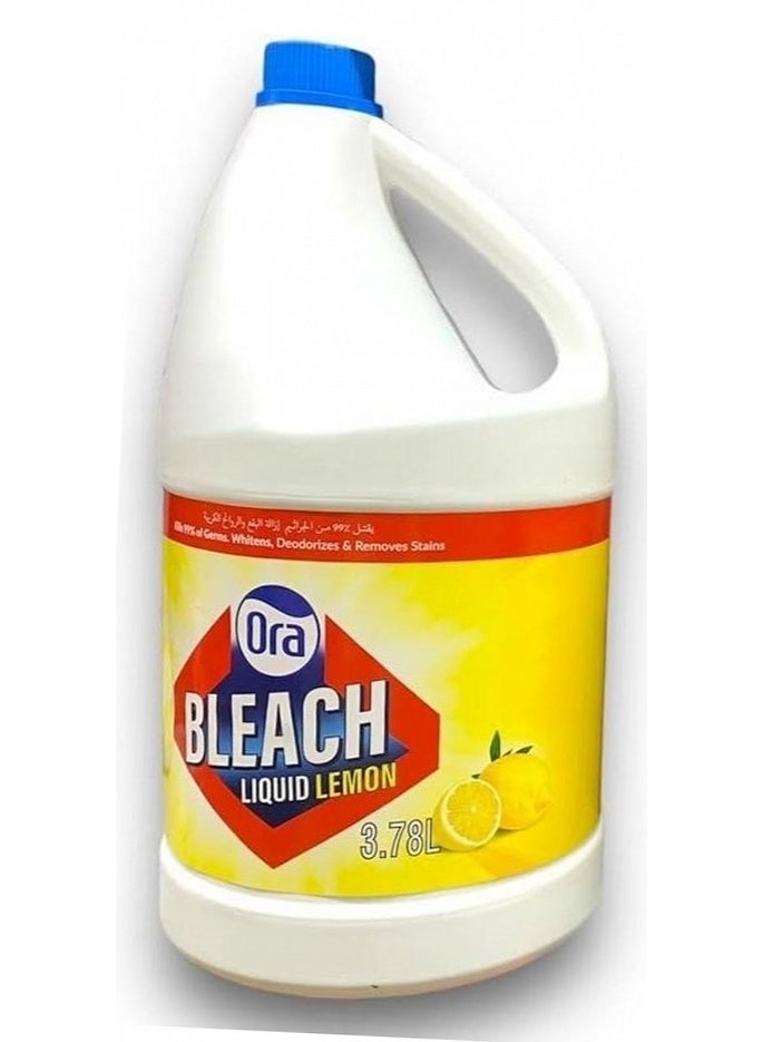 Ora Lemon Liquid Bleach 3.78 L - Image 1