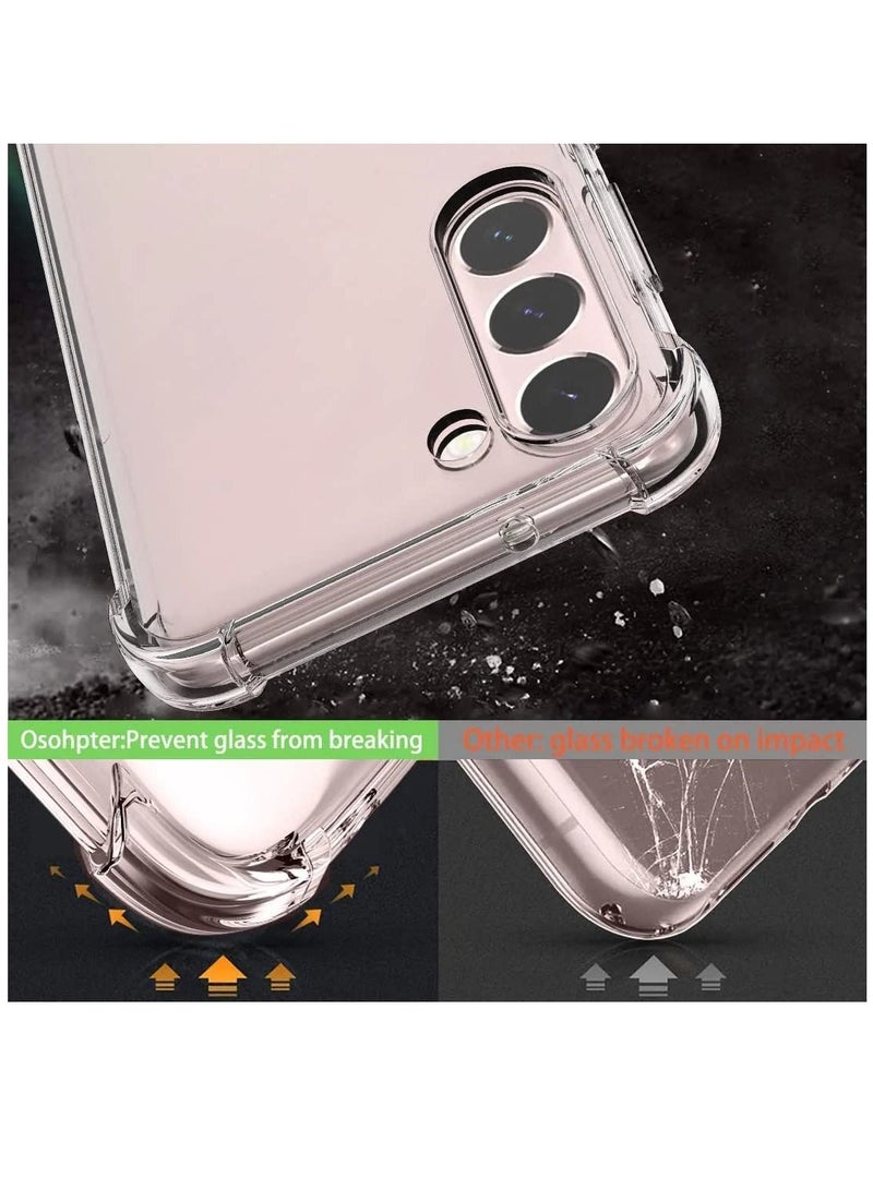 DUSALA Samsung Galaxy S23 Case Cover Clear Back Air Cushion Soft Silicone Shockproof Anti-Scratch Protective Bumper Shell Corner for Samsung Galaxy S23 5G - Image 3
