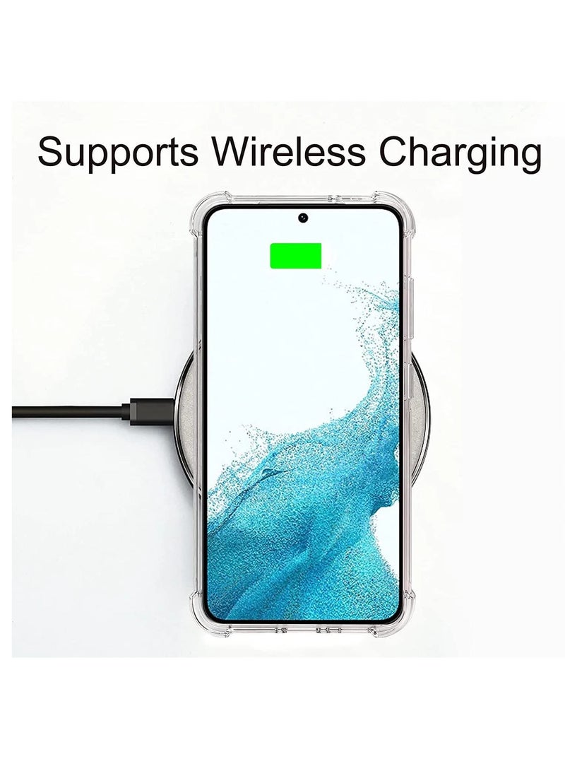 DUSALA Samsung Galaxy S23 Case Cover Clear Back Air Cushion Soft Silicone Shockproof Anti-Scratch Protective Bumper Shell Corner for Samsung Galaxy S23 5G - Image 5