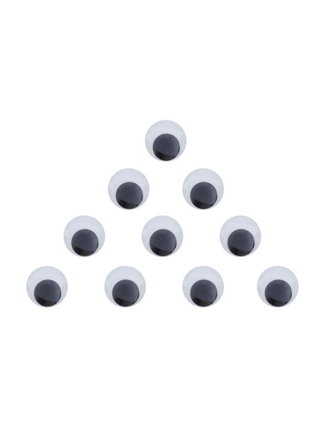 Sowaka 10 Pcs 1.5 Inch Wiggle Eyes Self Adhesive Round Googly Eyes for Craft Art Scrapbooking DIY Accessories Home Décor Party Supplies Decoration - Image 1