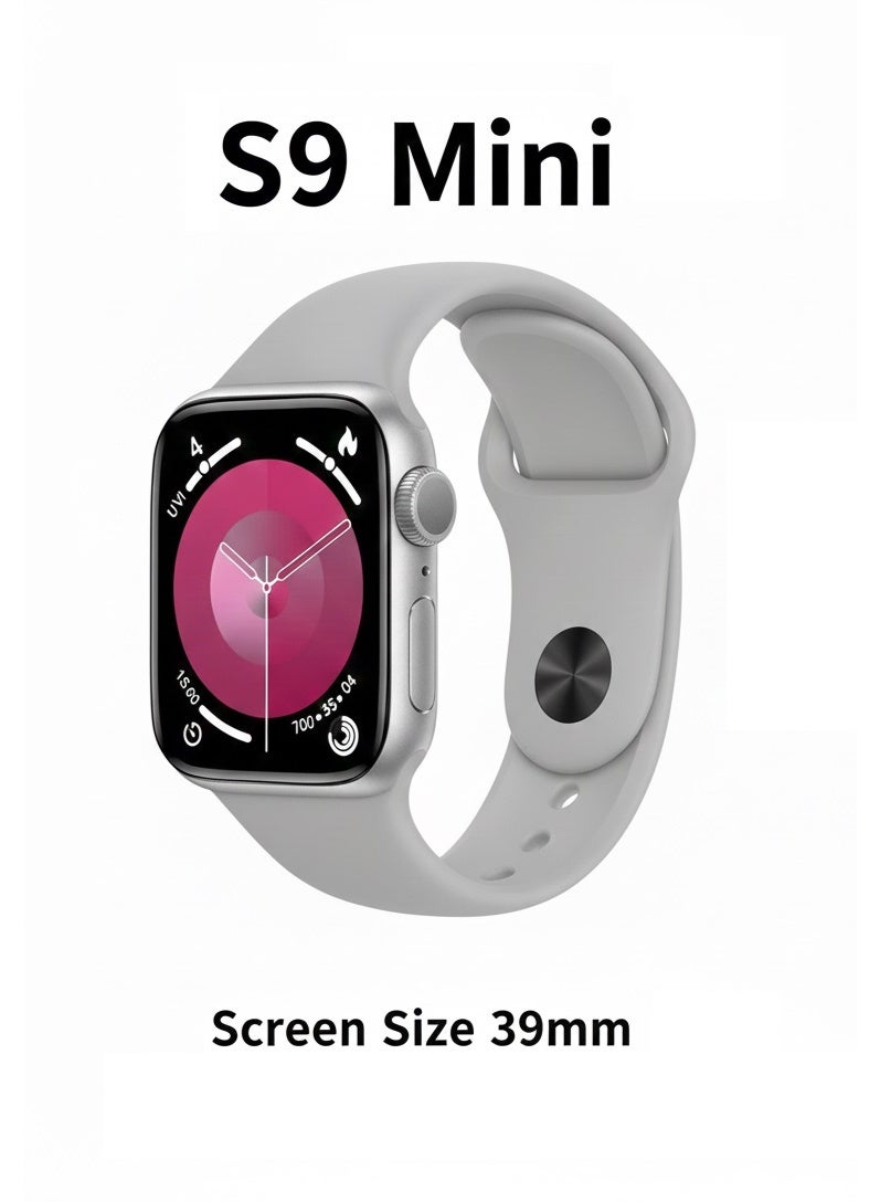 Smart Watch S9 mini  Health Fitness Tracker Sport Watch 39MM-SILVER - Image 5