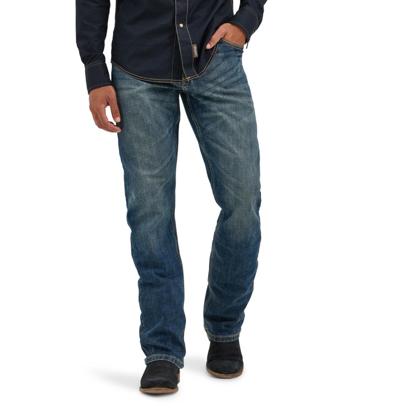 Wrangler Retro Slim Fit Boot Cut Jean, Layton, 33W x 32L - Image 1
