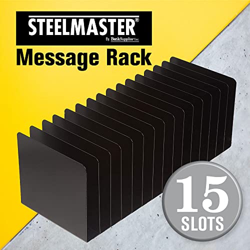 MMF Industries STEELMASTER Desk File Organizer | 15 Compartments | Scratch & Chip-Resistant Finish | Durable Steel Construction | Vertical File Organizer - Image 2