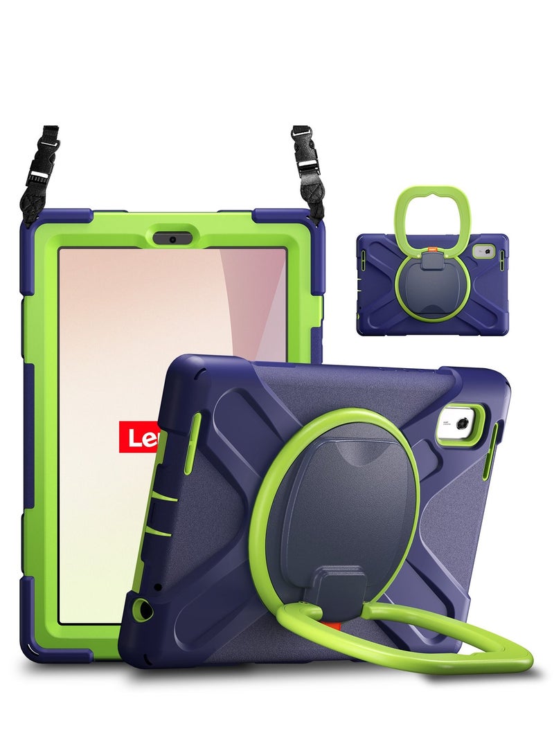 GULFLINK Back Cover Protect Case for Lenovo M9 TB-310FU 2023 Navyblue/Lime - Image 1