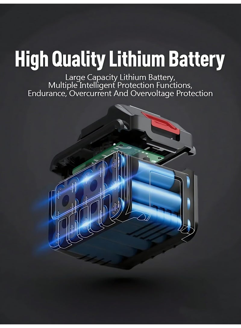 48V Cordless High Pressure Washer Gun, Rechargeable Portable Car Power Washer with Hose & Multi-Nozzle Spray for Car, Bike, Garden, Patio & Outdoor Cleaning - Image 4