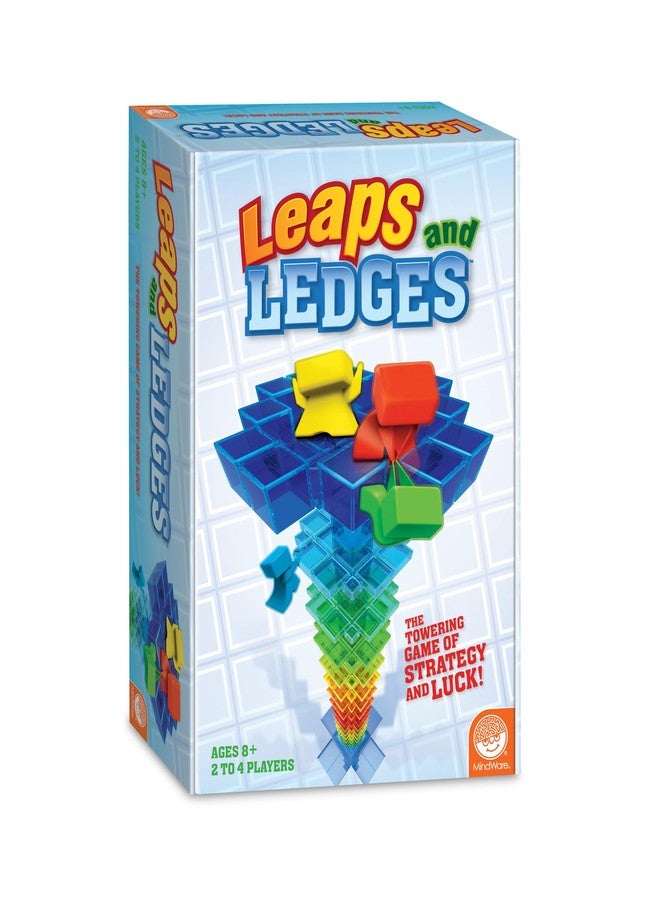 MindWare Leaps and Ledges Strategy Game - Ages 8+ - Fun Party Game and Family Game Night Activity for Kids, Teens, and Adults - 2 to 4 Players - Image 1