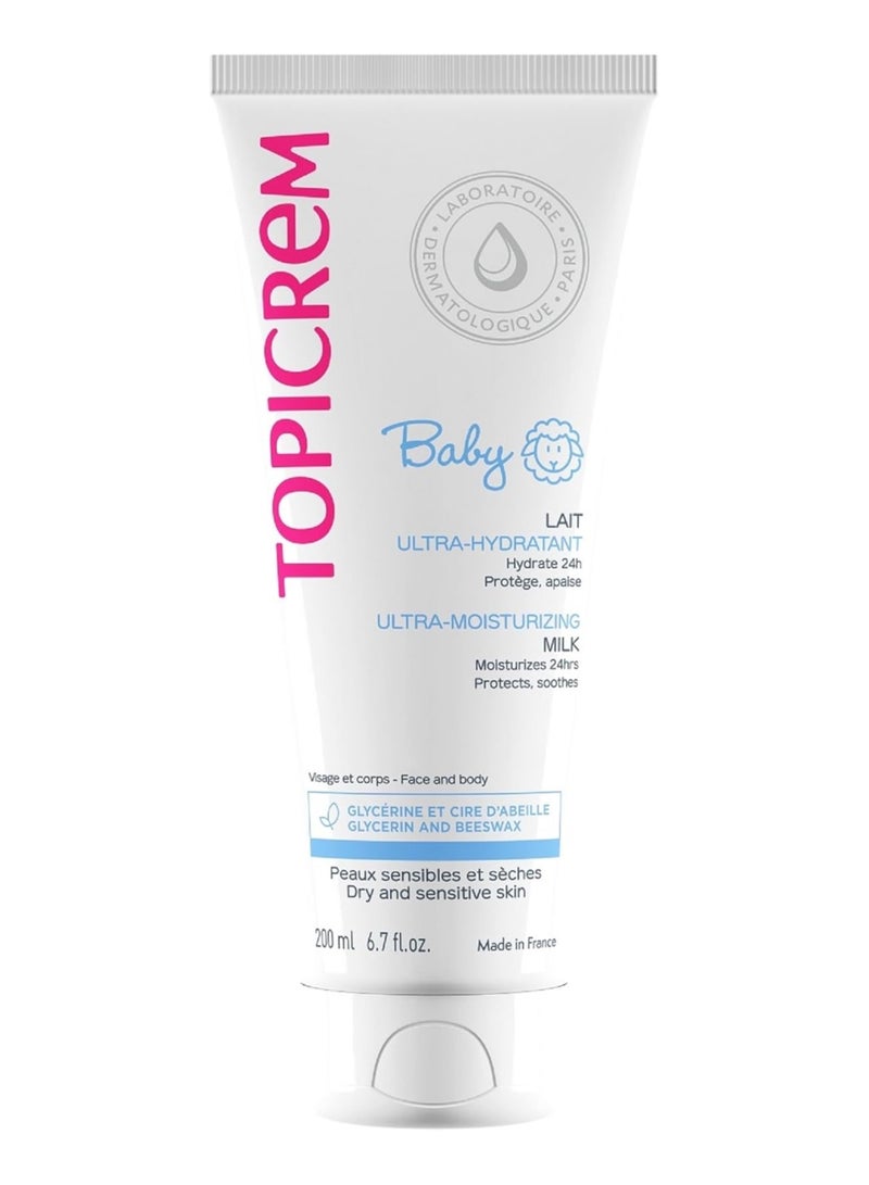 توبي كريم حليب توبيكريم ألترا بيبي المرطب 200 مل