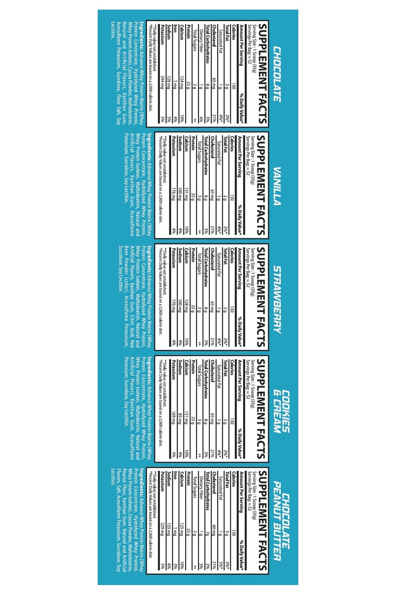 ماسل رولز بروتين مصل اللبن رولز 4 رطل كيس بروتين مصل اللبن بالشوكولاتة - Image 2